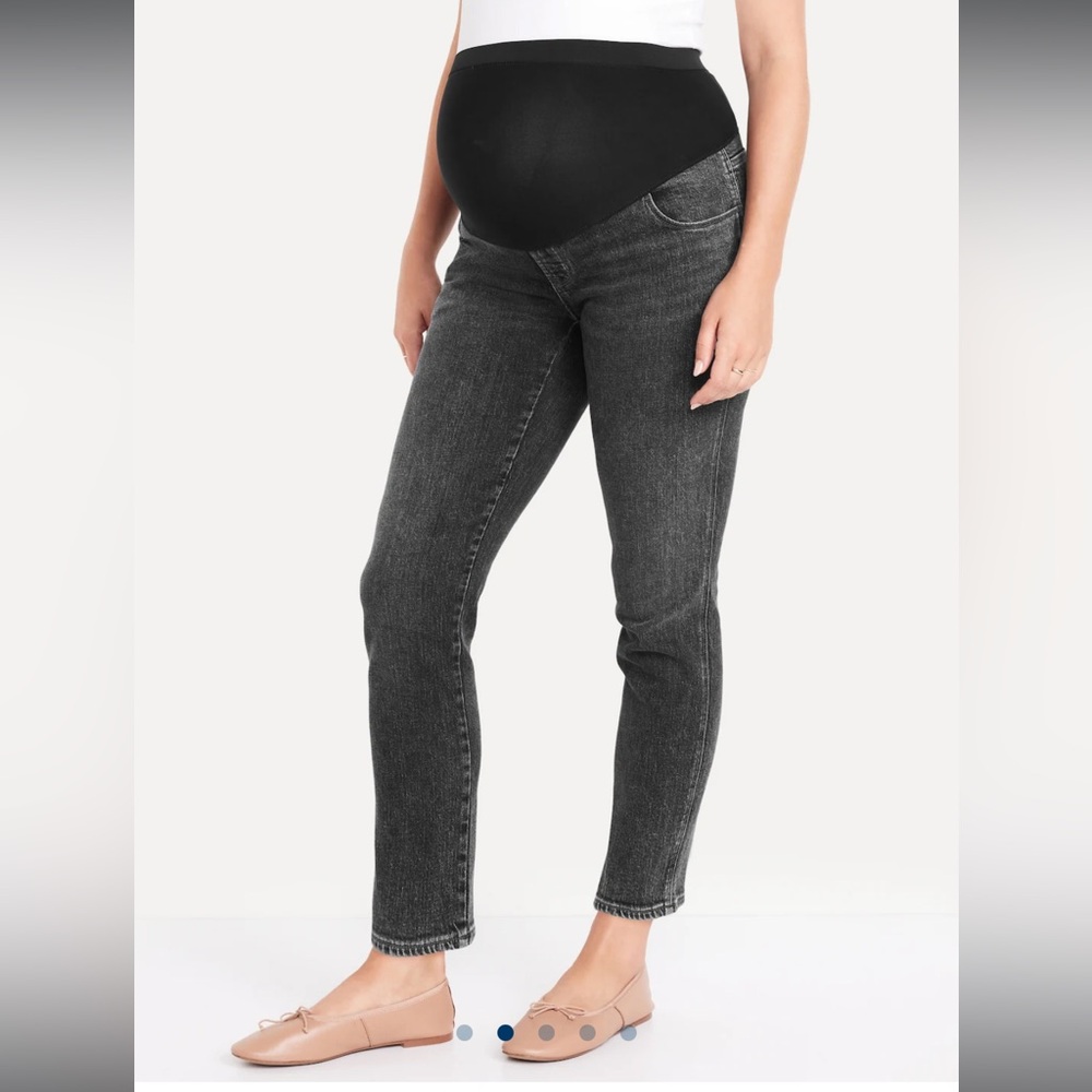 Old Navy Maternity Full-Panel Vintage Slim Jeans